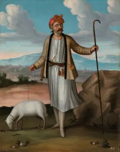 Albanian Herdsman Albanian shepherd Standing Albanian Herdsman Albanian shepherd Standing