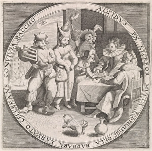 February: Shrove Tuesday, print maker: Anonymous, Crispijn van de Passe I, Maerten de Vos February: Shrove Tuesday, print maker: Anonymous, Crispijn van de Passe I, Maerten de Vos