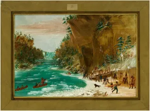George Catlin, The Expedition Encamped below the Falls of Niagara. January 20, 1679 George Catlin, The Expedition Encamped below the Falls of Niagara. January 20, 1679