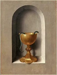 Hans Memling (Netherlandish, active c. 1465-1494), Chalice of Saint John the Evangelist Hans Memling (Netherlandish, active c. 1465-1494), Chalice of Saint John the Evangelist