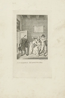 Interior figures fainted wife Antonius Hambroeck Interior figures fainted wife Antonius Hambroeck