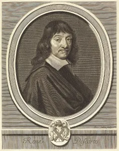 Jacques Lubin (French, c. 1659 - 1703 or after), RenAA Descartes, engraving on laid paper Jacques Lubin (French, c. 1659 - 1703 or after), RenAA Descartes, engraving on laid paper