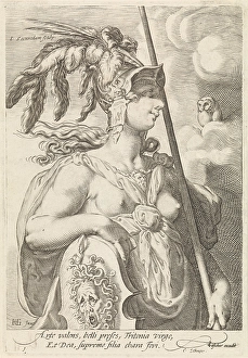 Minerva, Jan Saenredam, Cornelius Schonaeus, Claes Jansz. Visscher (II), 1575 - 1607 Minerva, Jan Saenredam, Cornelius Schonaeus, Claes Jansz. Visscher (II), 1575 - 1607