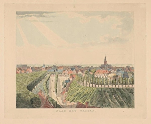 Nijmegen, view from the Belvedere to the west, Stevens Church, Gasthuiskerk, Valkhof Nijmegen, view from the Belvedere to the west, Stevens Church, Gasthuiskerk, Valkhof