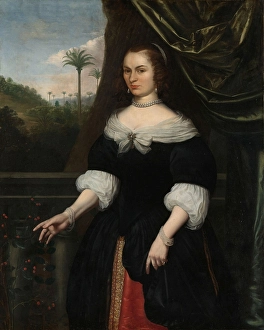 Portrait Dina Lems Wife Jan Valckenburgh wife Portrait Dina Lems Wife Jan Valckenburgh wife