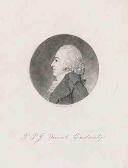 Portrait in profile of Peter Philip Juriaan Quint Ondaatje, Johannes Arnoldus Boland Portrait in profile of Peter Philip Juriaan Quint Ondaatje, Johannes Arnoldus Boland