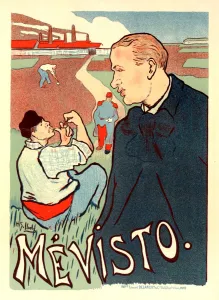 Poster for Mevisto. Ibels, Henry Gabriel (1867-1936), French illustrator, printmaker Poster for Mevisto. Ibels, Henry Gabriel (1867-1936), French illustrator, printmaker