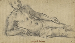 Reclining Youth Ascribed Pontormo Jacopo Carucci Reclining Youth Ascribed Pontormo Jacopo Carucci