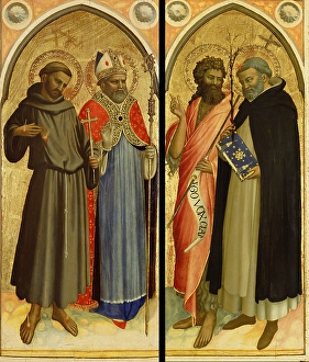 Saint Francis Bishop Saint Saint John Baptist Saint Francis Bishop Saint Saint John Baptist