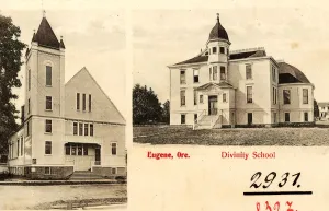 Schools Oregon Churches Lane County Multiview postcards Schools Oregon Churches Lane County Multiview postcards