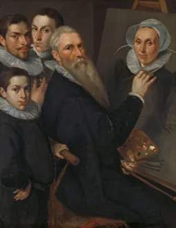 Self Portrait Painter Family Painter Jacob Willemsz Self Portrait Painter Family Painter Jacob Willemsz
