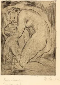 Wilhelm Lehmbruck, The Dead Man (Der tote Mann), German, 1881 - 1919, 1915, drypoint Wilhelm Lehmbruck, The Dead Man (Der tote Mann), German, 1881 - 1919, 1915, drypoint
