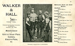 Walker and Hall, Sheffield - advertisement Walker and Hall, Sheffield - advertisement