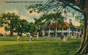 Augusta National Golf Club House, 1943. Artist: Unknown Augusta National Golf Club House, 1943. Artist: Unknown