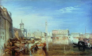 Bridge of Sighs, Ducal Palace and Custom-House, Venice: Canaletti Painting, 1833. Artist: JMW Turner Bridge of Sighs, Ducal Palace and Custom-House, Venice: Canaletti Painting, 1833. Artist: JMW Turner