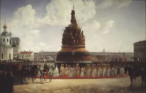 The Consecration of the Monument to the Millennium of Russia in Novgorod on 1862, 1864 The Consecration of the Monument to the Millennium of Russia in Novgorod on 1862, 1864