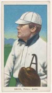 Davis, Philadelphia, American League, from the White Border series (T206) for the Ameri Davis, Philadelphia, American League, from the White Border series (T206) for the Ameri