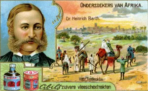 Dr Heinrich Barth, German geographer and explorer, (c1900). Artist: Unknown Dr Heinrich Barth, German geographer and explorer, (c1900). Artist: Unknown