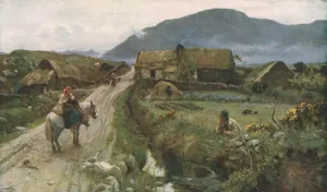 'Galway Gossips', c1887, (c1930). Creator: Sir Ernest Albert Waterlow 'Galway Gossips', c1887, (c1930). Creator: Sir Ernest Albert Waterlow