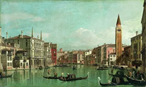 The Grand Canal, Venice, Looking Southeast, with the Campo della Carita to the Right, 1730s The Grand Canal, Venice, Looking Southeast, with the Campo della Carita to the Right, 1730s