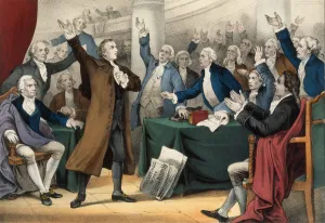 Give Me Liberty or Give Me Death!-Patrick Henry delivering his great speech on the Rights Give Me Liberty or Give Me Death!-Patrick Henry delivering his great speech on the Rights