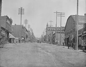 'Main Street, Butte City, Montana', c1897. Creator: Unknown 'Main Street, Butte City, Montana', c1897. Creator: Unknown