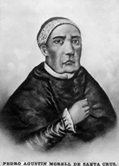 Pedro Agustin Morell de Santa Cruz (1694-1768), Bishop of Havana, c1910. Artist: Unknown Pedro Agustin Morell de Santa Cruz (1694-1768), Bishop of Havana, c1910. Artist: Unknown