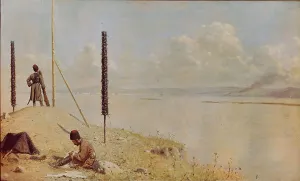 Picket On The Danube, 1878-1879. Artist: Vereshchagin, Vasili Vasilyevich (1842-1904) Picket On The Danube, 1878-1879. Artist: Vereshchagin, Vasili Vasilyevich (1842-1904)