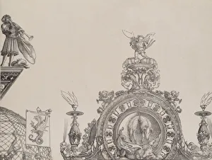 The Pinnacle of the Right Portal; and a Trumpeter and Standard from the Central Portal The Pinnacle of the Right Portal; and a Trumpeter and Standard from the Central Portal