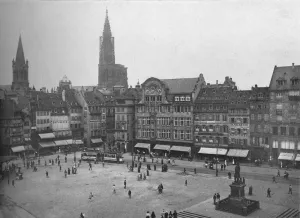 Place Kleber, Strasbourg, France, 1923. Artist: Unknown Place Kleber, Strasbourg, France, 1923. Artist: Unknown