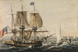 Replenishing the Ship's Larder with Codfish off the Newfoundland Coast, 1811-ca. 1813 Replenishing the Ship's Larder with Codfish off the Newfoundland Coast, 1811-ca. 1813