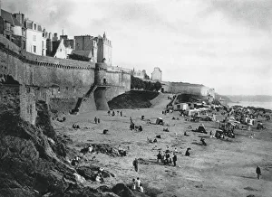 Saint-Malo, France, Brittany, 1937. Artist: Martin Hurlimann Saint-Malo, France, Brittany, 1937. Artist: Martin Hurlimann
