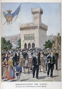 The San Marino pavilion at the Universal Exhibition of 1900, Paris, 1900 The San Marino pavilion at the Universal Exhibition of 1900, Paris, 1900
