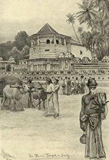 The Temple of the Tooth, Kandy, Ceylon, 1898. Creator: Christian Wilhelm Allers The Temple of the Tooth, Kandy, Ceylon, 1898. Creator: Christian Wilhelm Allers