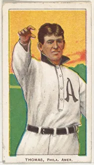 Thomas, Philadelphia, American League, from the White Border series (T206) for the Amer Thomas, Philadelphia, American League, from the White Border series (T206) for the Amer