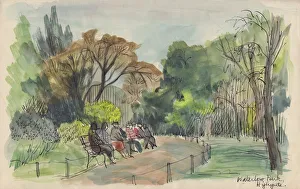 'Waterlow Park, Highgate', c1950. Creator: Shirley Markham 'Waterlow Park, Highgate', c1950. Creator: Shirley Markham