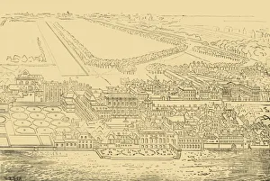 'Whitehall, from the River', (1881). Creator: Unknown 'Whitehall, from the River', (1881). Creator: Unknown