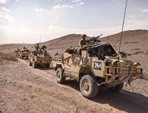 Jackal 2's and a Coyote vehicle of A Squadron The Light Dragoons Jackal 2's and a Coyote vehicle of A Squadron The Light Dragoons