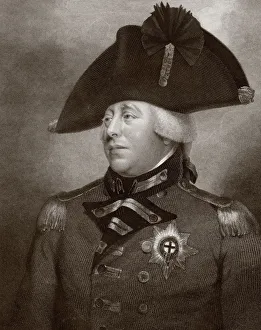 King George Iii Of Great Britain And Ireland, 1738 - 1820. After A Contemporary Engraving King George Iii Of Great Britain And Ireland, 1738 - 1820. After A Contemporary Engraving