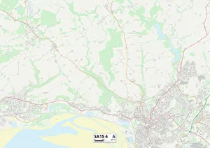 Carmarthenshire SA15 4 Map Carmarthenshire SA15 4 Map