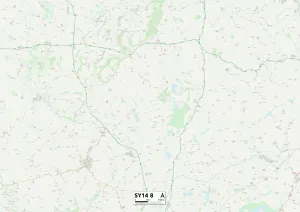 Cheshire West and Chester SY14 8 Map Cheshire West and Chester SY14 8 Map