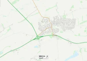 East Northamptonshire NN14 6 Map East Northamptonshire NN14 6 Map
