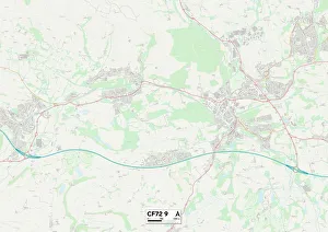 Rhondda Cynon Taf CF72 9 Map Rhondda Cynon Taf CF72 9 Map
