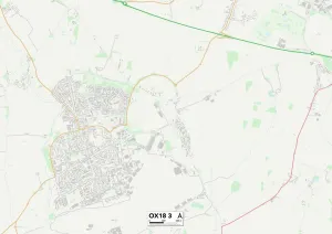 West Oxfordshire OX18 3 Map West Oxfordshire OX18 3 Map